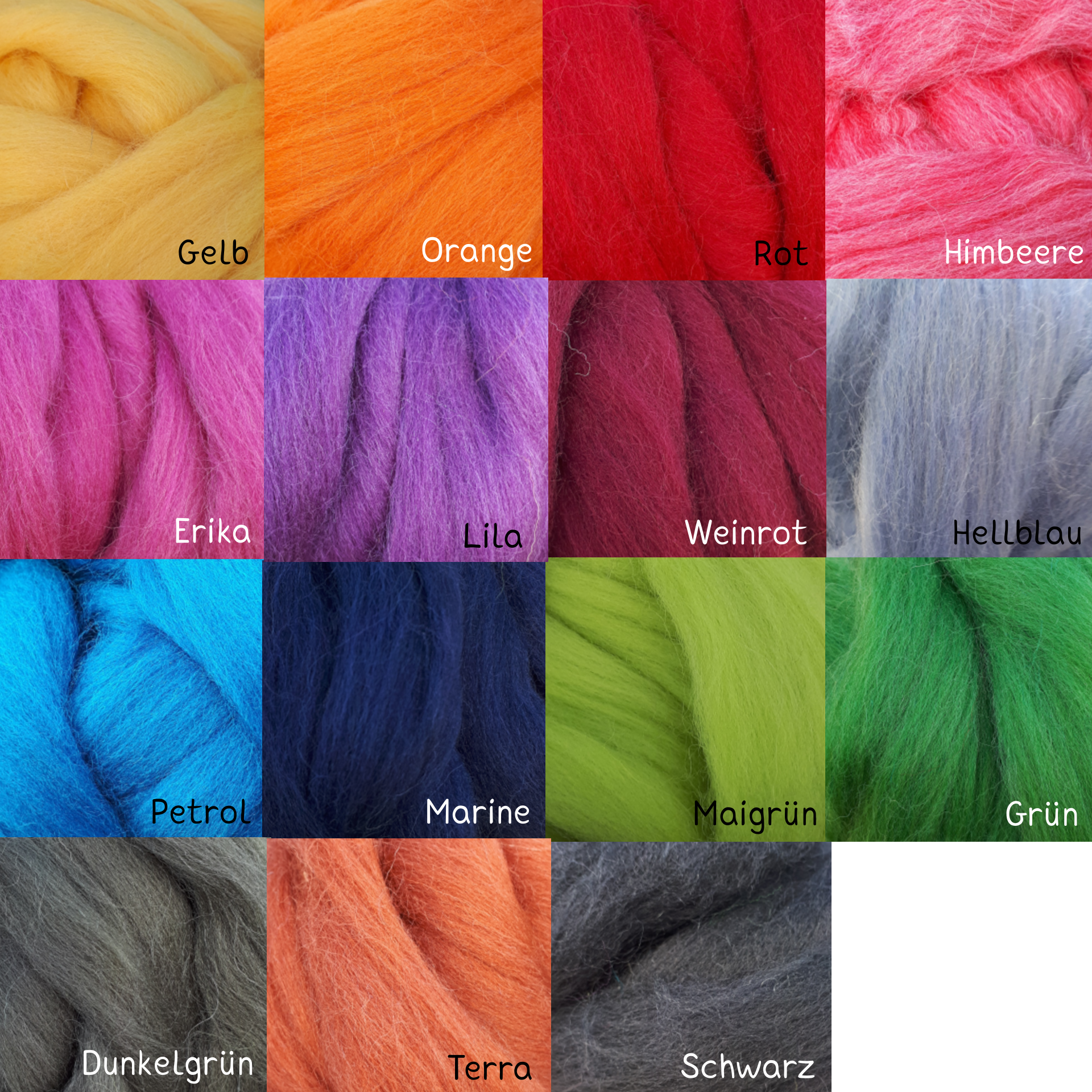 Wollblüte Chunky *Spinnband Color* Wolle -