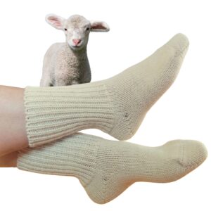 schafwollsocken weiss