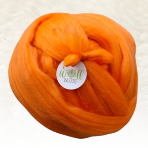 chunky wolle orange