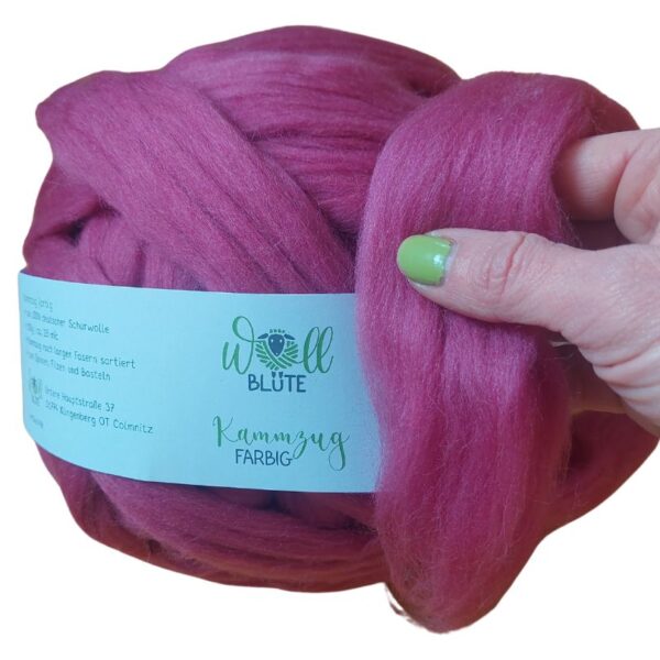 chunky wolle pink